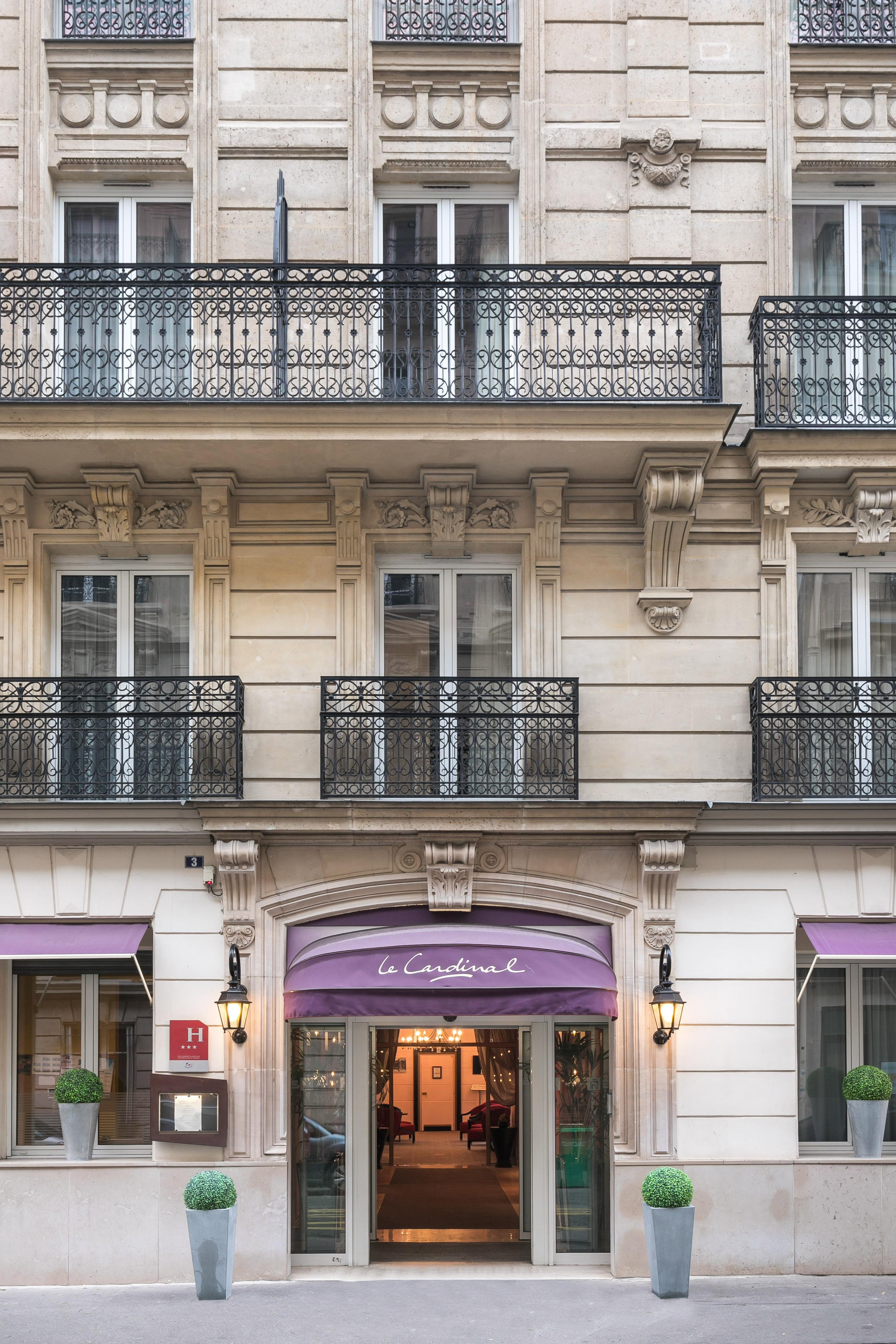 Hotel Le Cardinal Paris Exterior foto